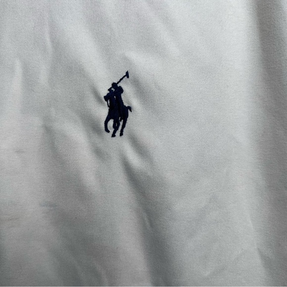 VTG Polo Ralph Lauren Mens Half Zip Pullover Khaki Pony Mesh Lined Jacket Sz XXL - Picture 5 of 12